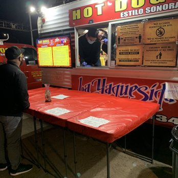 Hot Dogs La Yaquesita - They accept card as a form of payment but it is a 50 cent charge.  No tables or chairs to sit during this time. - Hot Dogs Near Me - Avondale, Arizona