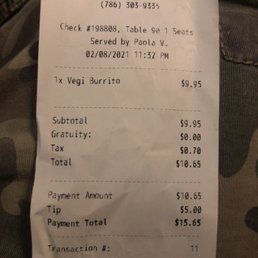 Receipt