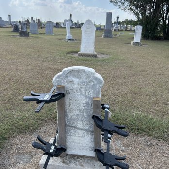Greathouse Cemetery - Repaired headstone - Funeral Services & Cemeteries Near Me - Temple, Texas
