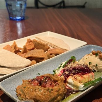Meso Modern Mediterranean - Appetizer sampler - Mediterranean Near Me - San Jose, California Meso Modern Mediterranean - Appetizer sampler - Mediterranean Near Me - San Jose, California