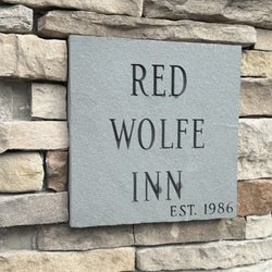 Red Wolfe Inn - Front sign (one of the only things upgraded)