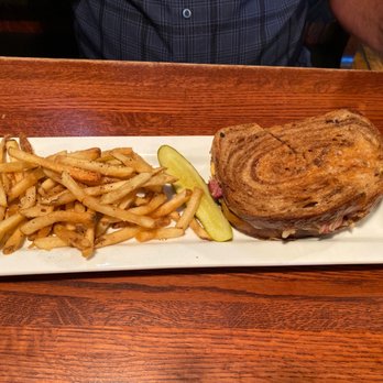 Walldorff Brew Pub & Bistro - Ruben Sandwich with Garlic Fries. To die for - Pubs Near Me - Hastings, Michigan Walldorff Brew Pub & Bistro - Ruben Sandwich with Garlic Fries. To die for - Pubs Near Me - Hastings, Michigan