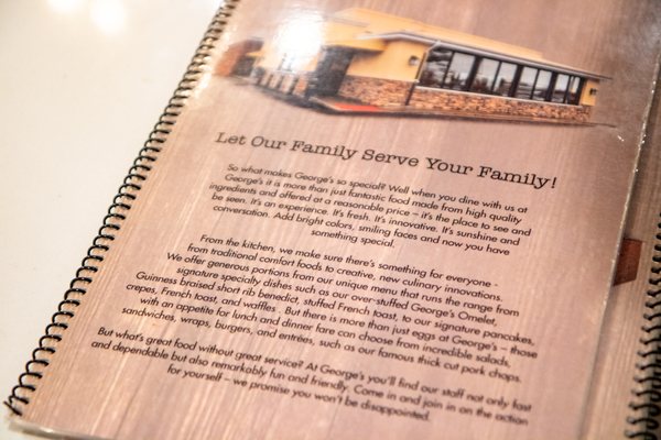 Menu photo 7 George's Family Restaurant Lowell, IN