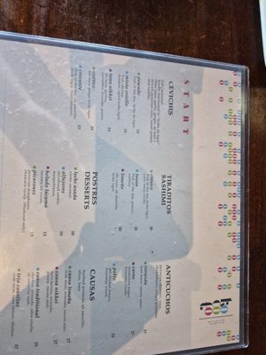 Menu photo 1 El Rocoto Gardena, CA