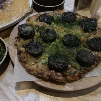 San Ho Won - Blood sausage and onion pancake - Korean Near Me - San Francisco, California