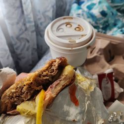 Cortadito - Cafe con Leche and The Original Cuban sandwich