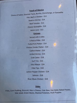 Menu photo 3 Rustic River Restaurant Tazewell, TN