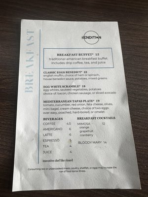 Menu photo 2 Rendition Tukwila, WA