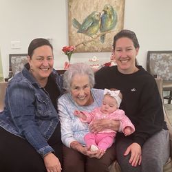 Hammer Lane Pharmacy - Sue A. Sayles and her only daughter, Barbara and her only granddaughter, Lauren and great granddaughter Maddy.