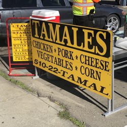 Tamales Place - Multiple choices at this little stand on Gilman and San Pablo
