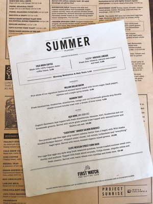 Menu photo 4 First Watch Columbus, OH Menu photo 4 First Watch Columbus, OH