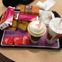 McDonald's - A plate full of dinner and dessert!