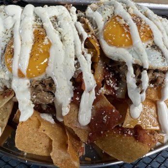 The Silver Iguana - Chilaquiles Bunch with Pork - Tacos Near Me - Rochester, New York The Silver Iguana - Chilaquiles Bunch with Pork - Tacos Near Me - Rochester, New York