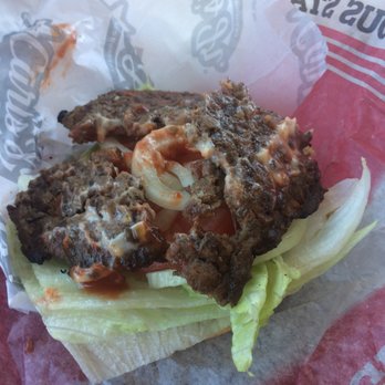 Carl's Jr - This is the crappy burger I got from Carl's. For all I know they picked it up off the floor... - Fast Food Near Me - San Diego, California Carl's Jr - This is the crappy burger I got from Carl's. For all I know they picked it up off the floor... - Fast Food Near Me - San Diego, California