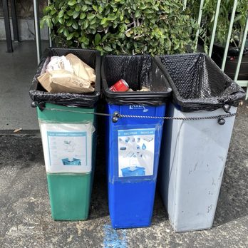 Sparky's Giant Burgers - Always waste streams separated into organics, recycling, and garbage doing their part to divert. - Burgers Near Me - Oakland, California