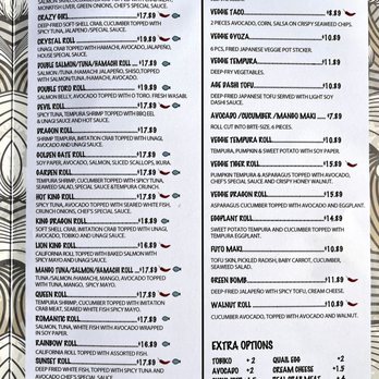 Au Sushi - Menu, page 2 of 3 - Sushi Bars Near Me - San Francisco, California Au Sushi - Menu, page 2 of 3 - Sushi Bars Near Me - San Francisco, California