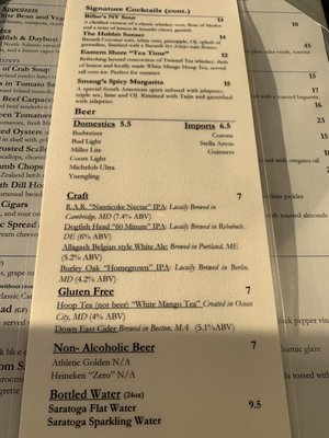 Menu photo 6 The Hobbit Restaurant Ocean City, MD