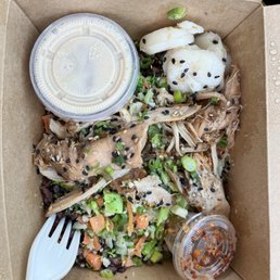 Chicken Rice & Cabbage Bowl