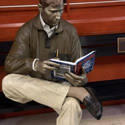 Schaumburg Township District Library - Love this guy in the lobby