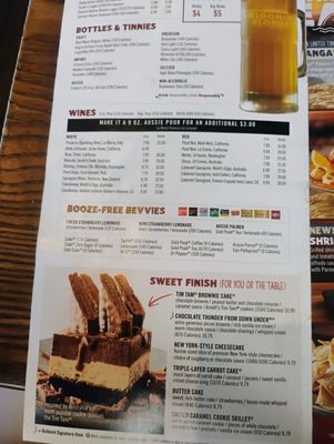 Menu photo 3 Outback Steakhouse North Haven, CT