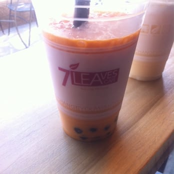7 Leaves Cafe - Thai tea! Super good - Coffee & Tea Near Me - Cypress, California