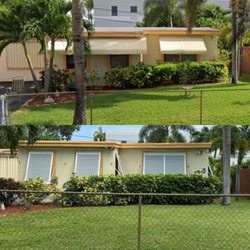 Category 5 Manufacturing - Before and after! My Bahama Shutters are amazing!