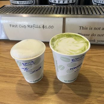 Bookworks - Cappuccino and matcha latte - Bookstores Near Me - Pacific Grove, California