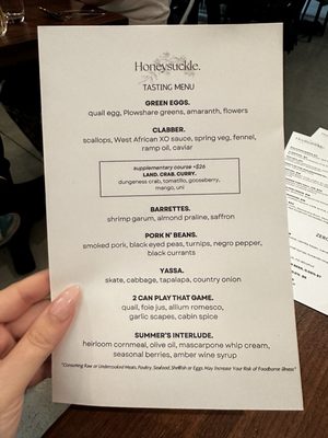 Menu photo 4 Honeysuckle Philadelphia, PA Menu photo 4 Honeysuckle Philadelphia, PA