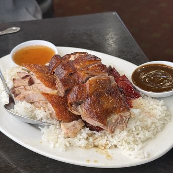 Sam Woo Village BBQ - Three bbq meat rice plate - Chinese Near Me - Van Nuys, California Sam Woo Village BBQ - Three bbq meat rice plate - Chinese Near Me - Van Nuys, California