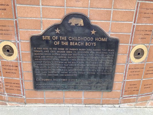 Beach Boys Historic Landmark by null