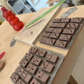 Clayroom - Dominoes pieces - Art Classes Near Me - San Francisco, California Clayroom - Dominoes pieces - Art Classes Near Me - San Francisco, California
