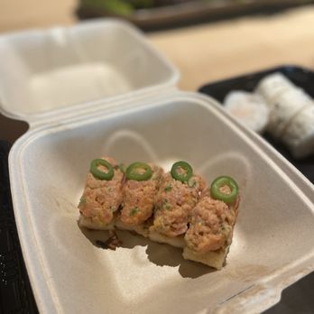 Katsu-Ya - Spicy tuna crispy rice - Sushi Bars Near Me - Seattle, Washington Katsu-Ya - Spicy tuna crispy rice - Sushi Bars Near Me - Seattle, Washington