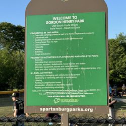 Gordon Henry Park - Cowpens's S.C. Again!