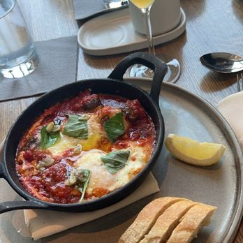 Apolonia - Steak & eggs in purgatory. - Modern European Near Me - Chicago, Illinois