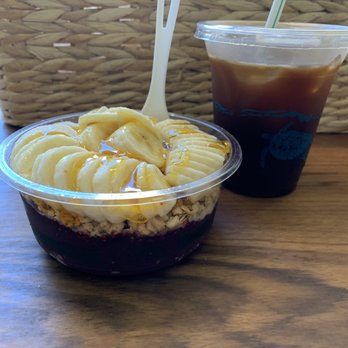Tropical Tribe - Breakfast of champions! Bowl and iced americano!! - Juice Bars & Smoothies Near Me - Honolulu, Hawaii Tropical Tribe - Breakfast of champions! Bowl and iced americano!! - Juice Bars & Smoothies Near Me - Honolulu, Hawaii