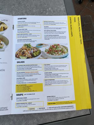 Menu photo 1 California Pizza Kitchen Los Angeles, CA Menu photo 1 California Pizza Kitchen Los Angeles, CA