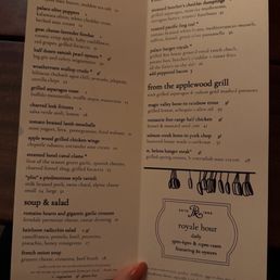 Menu as of 04/2026 Menu as of 04/2026