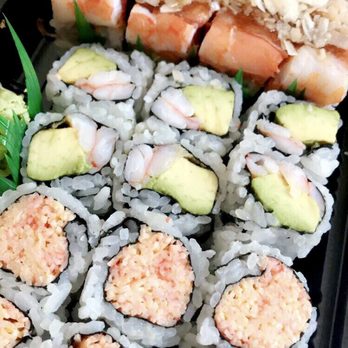 Sushi Lounge - coconut shrimp roll spicy kani roll shrimp avocado roll - Sushi Bars Near Me - Hoboken, New Jersey