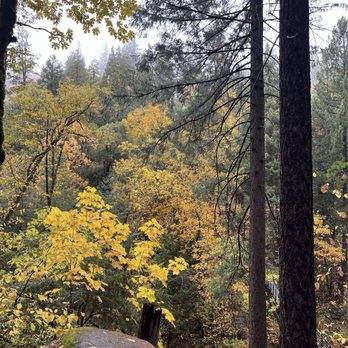 Deer Creek Tribute Trail - Foggy hills in the distance - Hiking Near Me - Nevada City, California