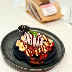 Parakeet Café - Charcoal Waffles