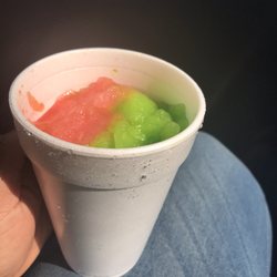 Hawaiian Snow - Small now and later and pink lemonade (huge)