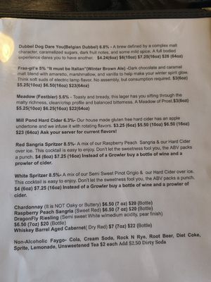 Menu photo 1 Linden Brewing Company Linden, MI