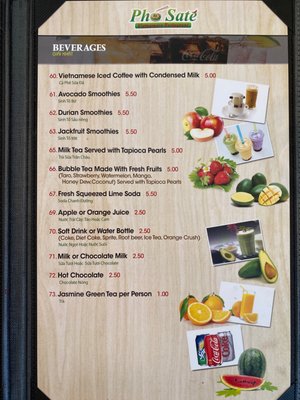 Menu photo 1 Pho Sate Calgary, AB Menu photo 1 Pho Sate Calgary, AB