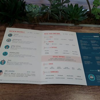 Southfin Southern Poké - Super simple menu here at Southfin Southern Poke! - Poke Near Me - Baton Rouge, Louisiana Southfin Southern Poké - Super simple menu here at Southfin Southern Poke! - Poke Near Me - Baton Rouge, Louisiana