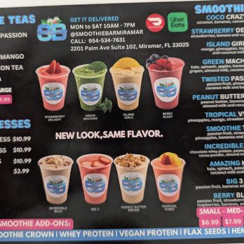 Smoothie Bar - Juice Bars & Smoothies Near Me - Miramar, Florida Smoothie Bar - Juice Bars & Smoothies Near Me - Miramar, Florida