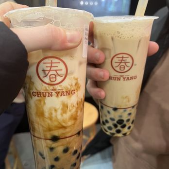 Chun Yang Tea - Hot Brown Sugar Pearl with Fresh Milk - Bubble Tea Near Me - Long Island City, New York Chun Yang Tea - Hot Brown Sugar Pearl with Fresh Milk - Bubble Tea Near Me - Long Island City, New York