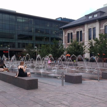 Denver Union Station - Play here! Nice water play fountain in front on Wynkoop and 16th. - Train Stations Near Me - Denver, Colorado