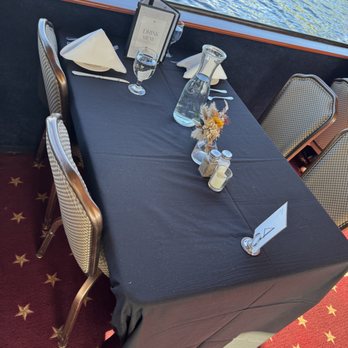 Waterways Cruises - The table setting before we sat down. - Boat Charters Near Me - Seattle, Washington