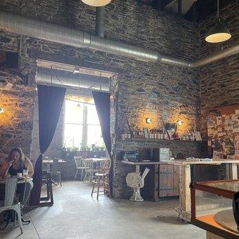 Artifact Coffee - Inside, not pictures: tented outdoor seating - Cafes Near Me - Baltimore, Maryland