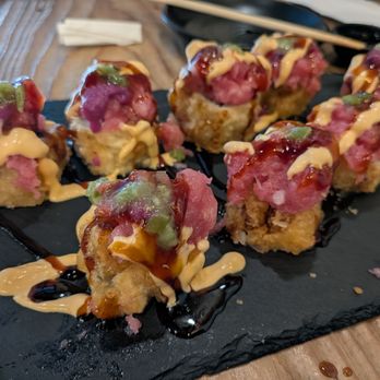 Kiroro Sushi - Super blue fin toro roll - Japanese Near Me - Belmont, California Kiroro Sushi - Super blue fin toro roll - Japanese Near Me - Belmont, California